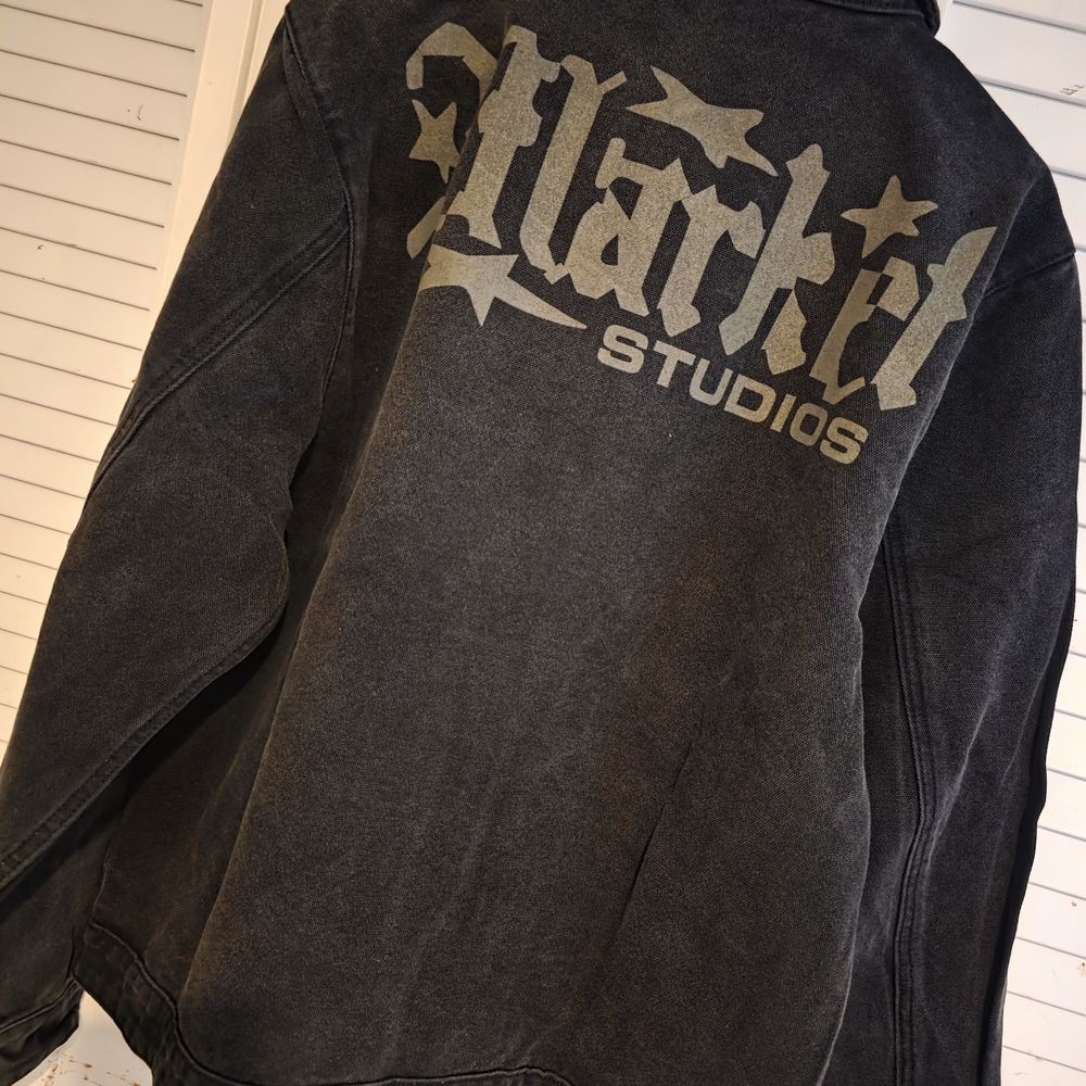 Market Studios Charcoal Bomber Jacket